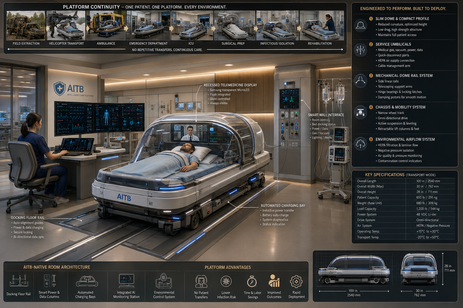 AITB platform continuity care environments